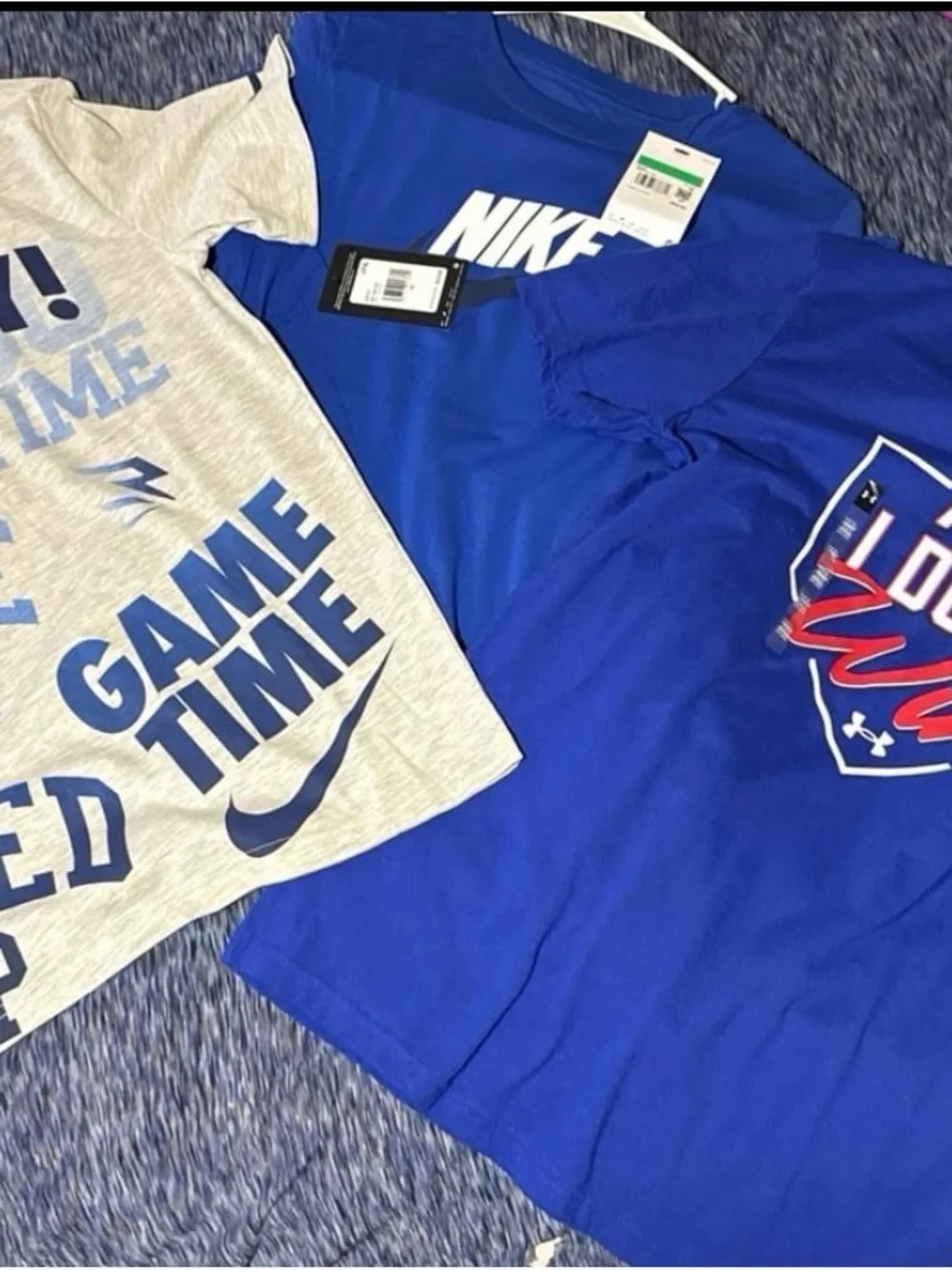 Nike Boys' Royal Blue Graphic Short Sleeve Tee